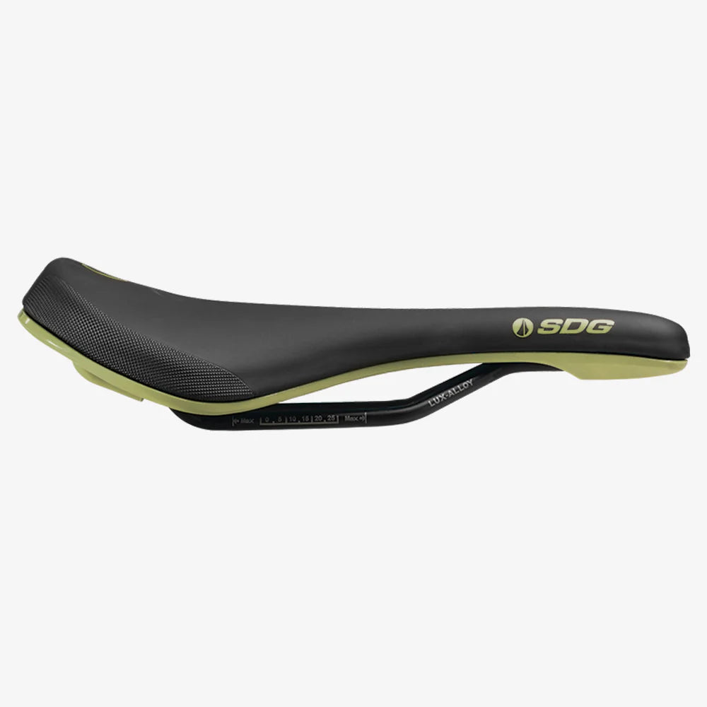Zadel SDG BEL-AIR V3 MAX Lux-Alloy Rails Zwart/Groen