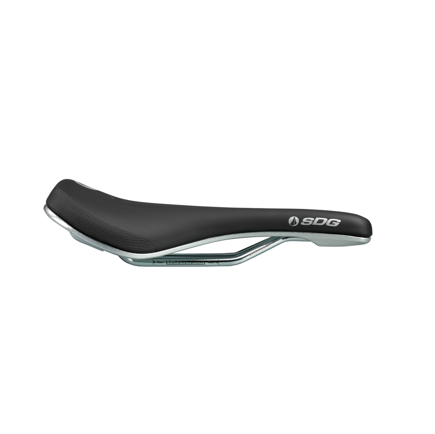 SDG BEL-AIR V3 MAX Galactic Rails Lux-Alloy zadel Zwart/Zilver