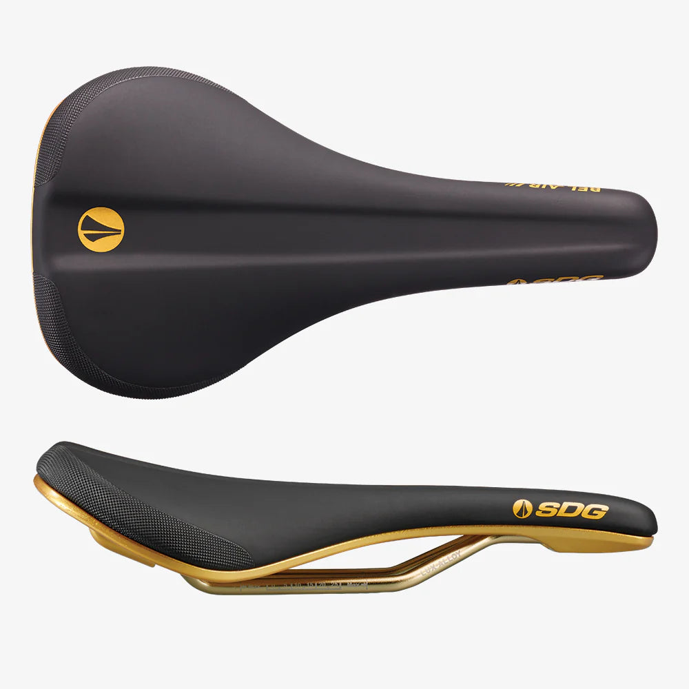 SDG BEL-AIR V3 Galactic Rails Lux-Alloy zadel Zwart/Goud