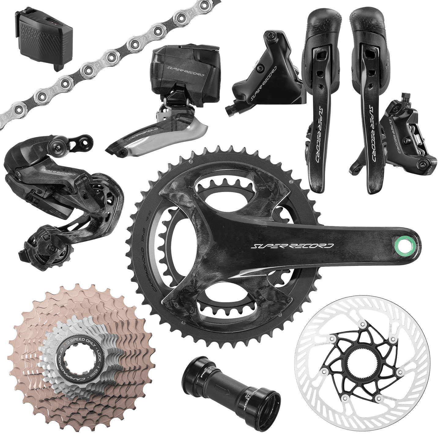CAMPAGNOLO SUPER RECORD WRL 2x12V pakket