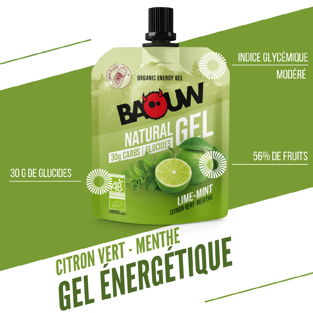 BAOUW Biologische Limoen/Munt Energerende Gel (85g)