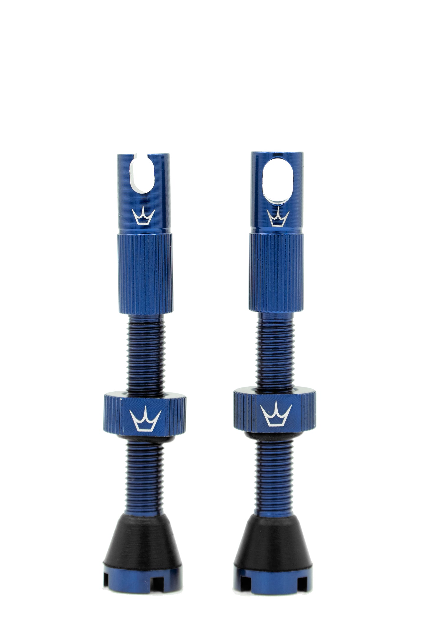 PEATY'S x Chris King MK2 Presta 42 mm Tubeless ventielen (x2) Blauw