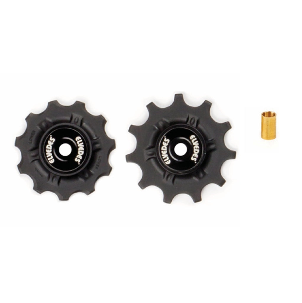 ELVEDES derailleurschijfjes 2 x 11 tanden met ringlagers + tussenringen