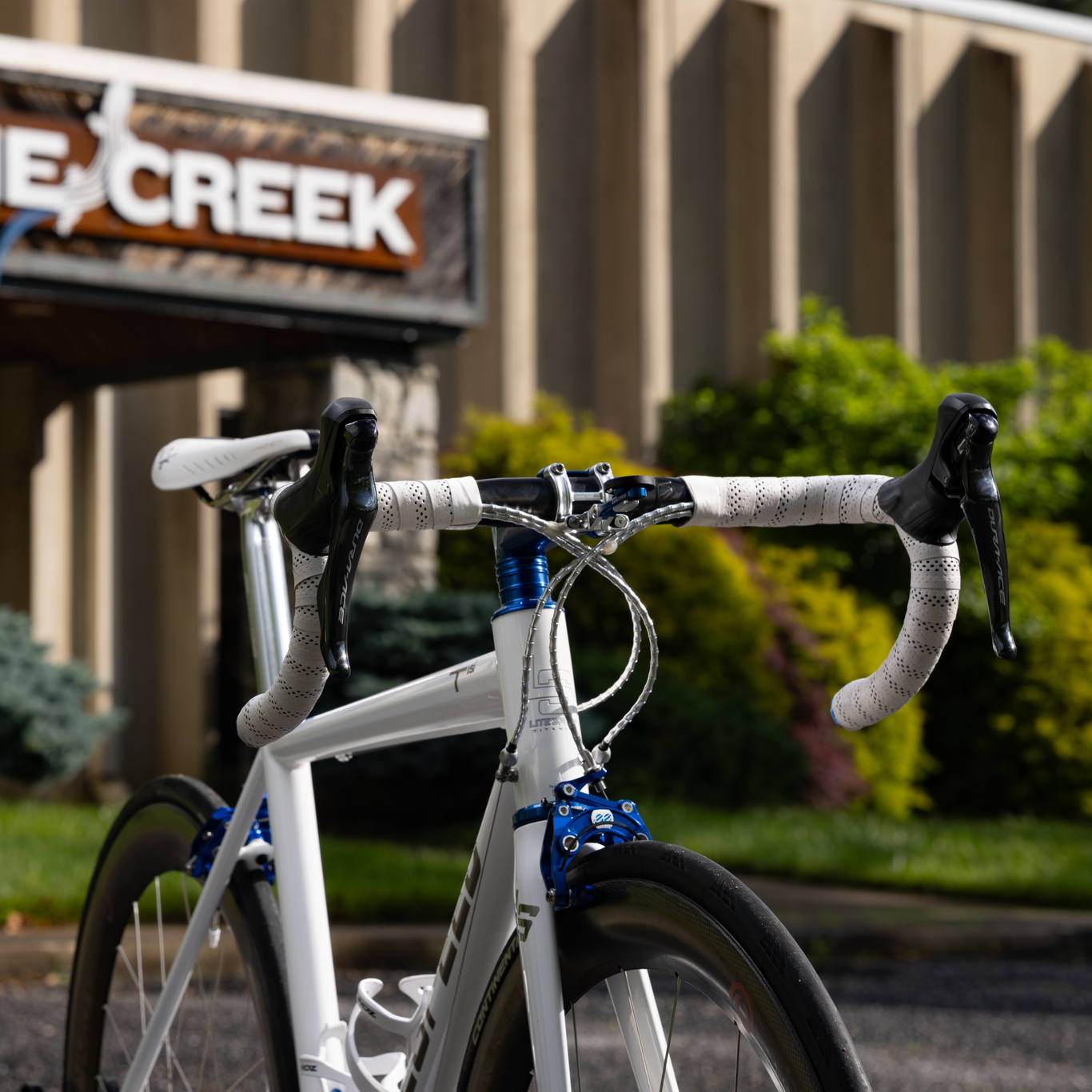 Geïntegreerde keramische conische balhoofdset CANE CREEK 110 1"1/8-1.5" IS41/IS52 30e verjaardag Blauw