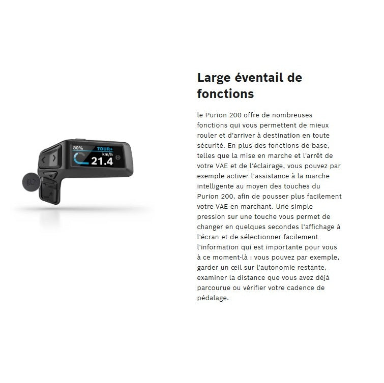 BOSCH PURION 200 scherm