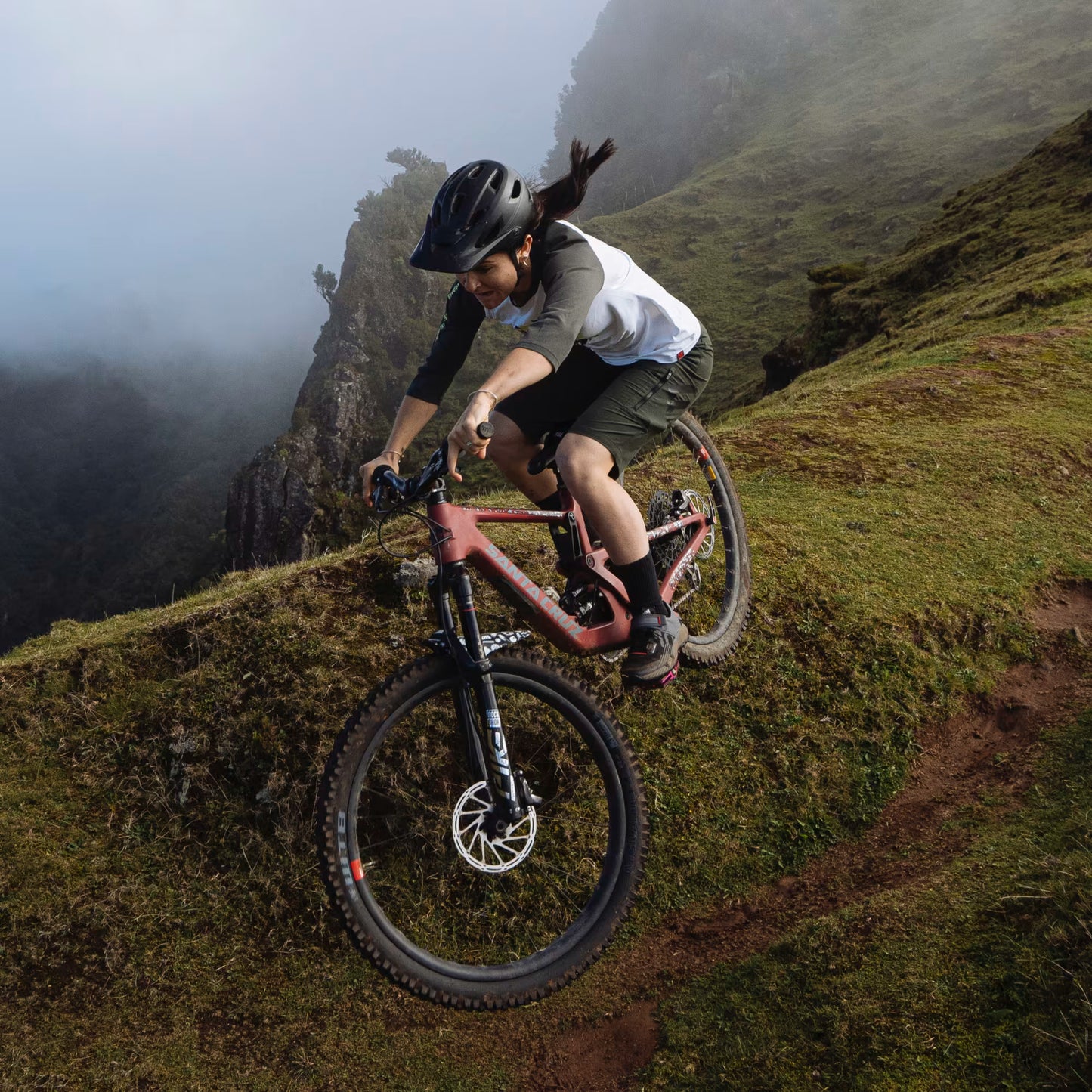 Five Ten TRAILCROSS CLIP-IN MTB Damesschoenen Zwart/Rood