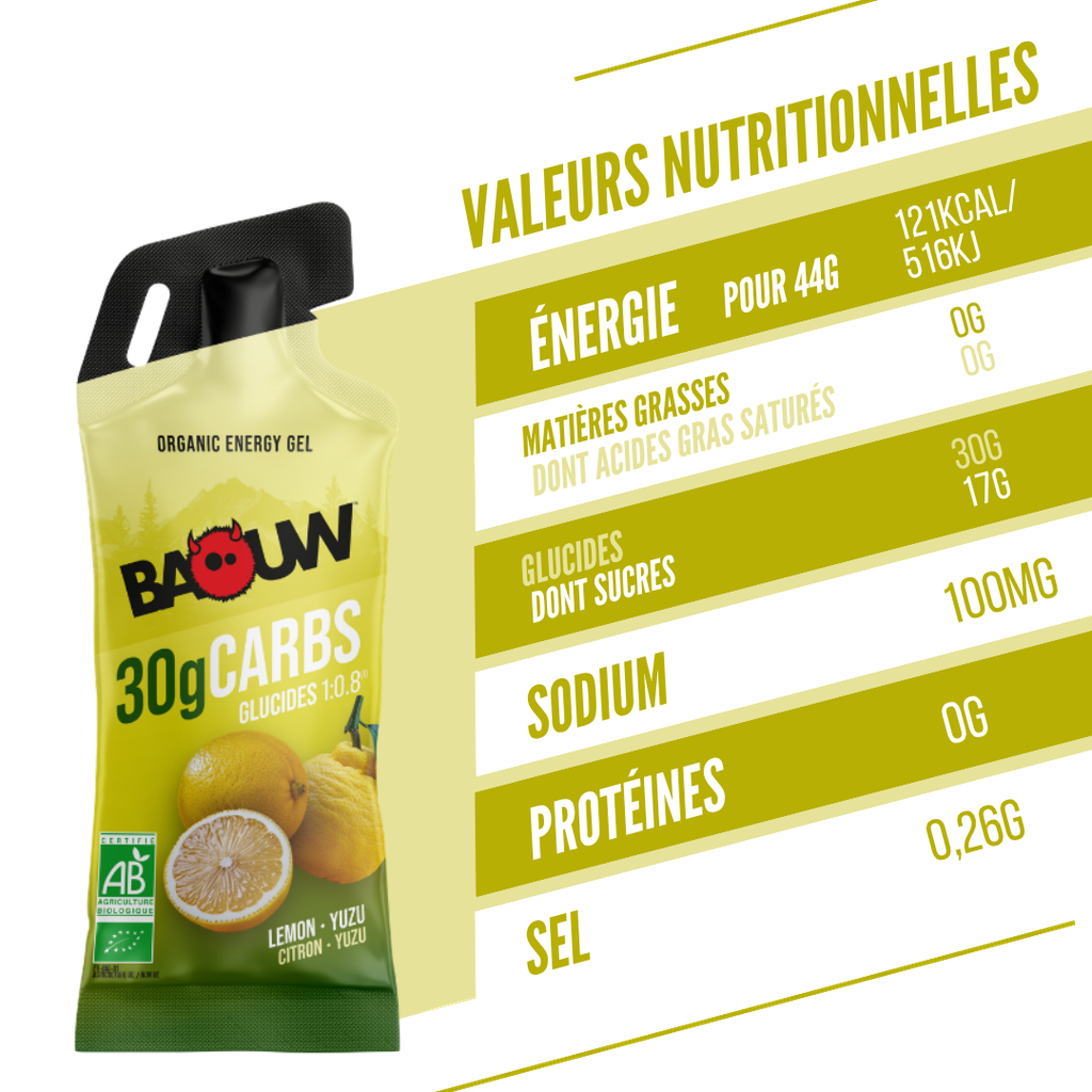 Energiegel BAOW (44g) Citroen/Yuzu