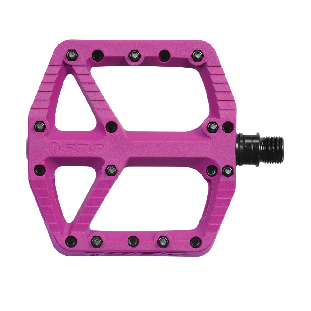 SDG COMP Composite Violet platte pedalen