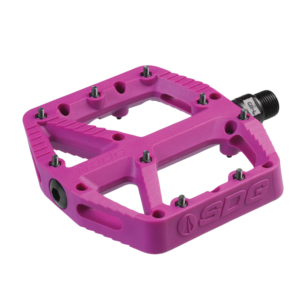SDG COMP Composite Violet platte pedalen