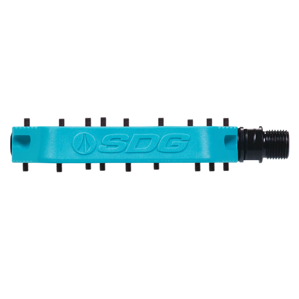 SDG COMP Composite vlakke pedalen Turquoise
