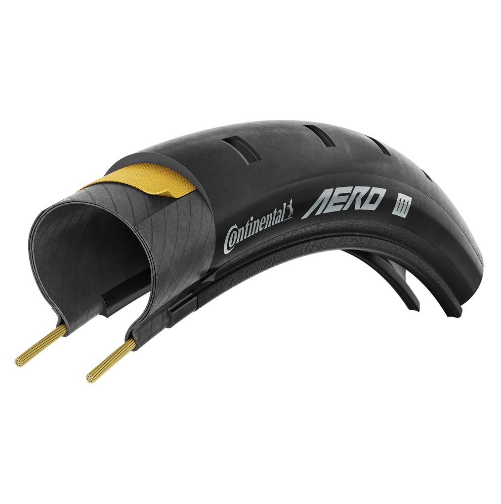 CONTINENTAL AERO 111 700c Tubeless Ready band Zwart