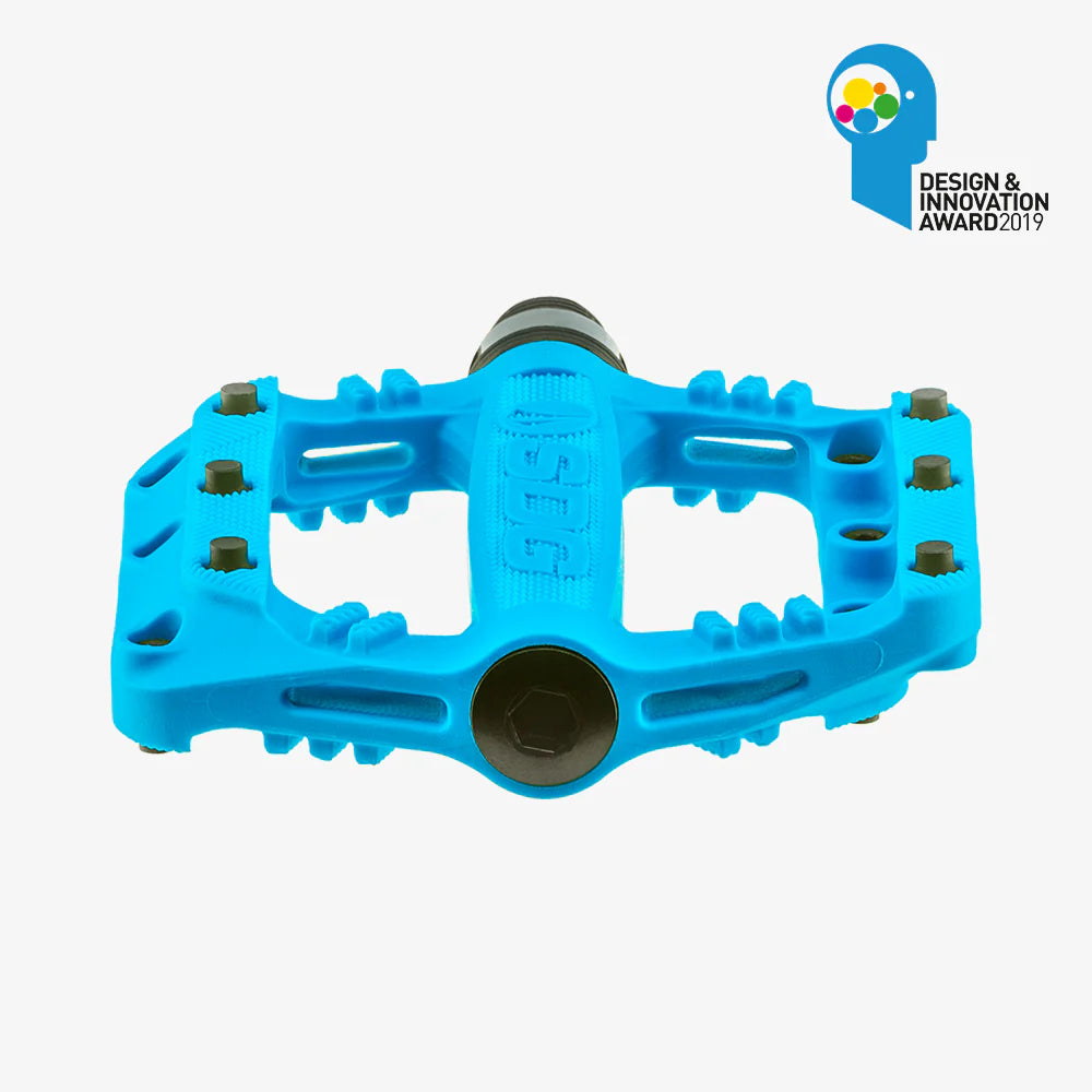 SDG SLATER Junior platte pedalen Blauw