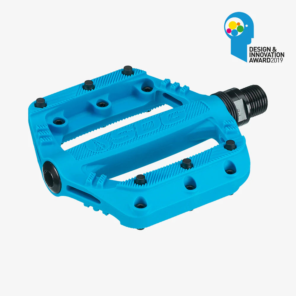 SDG SLATER Junior platte pedalen Blauw