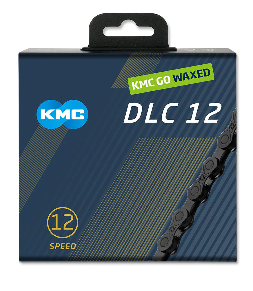 12V KMC DLC 12 Waxed Zwarte Ketting
