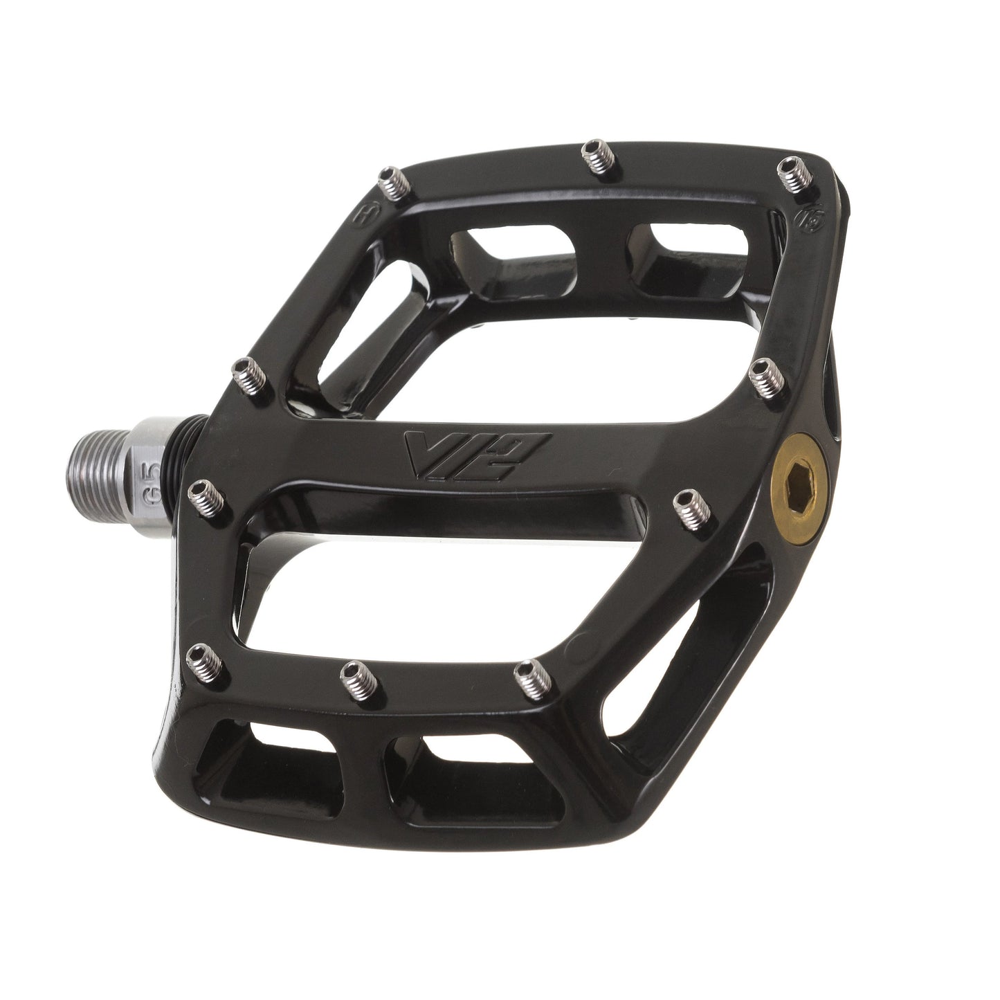 DMR V12 MAGNESIUM vlakke pedalen Zwart