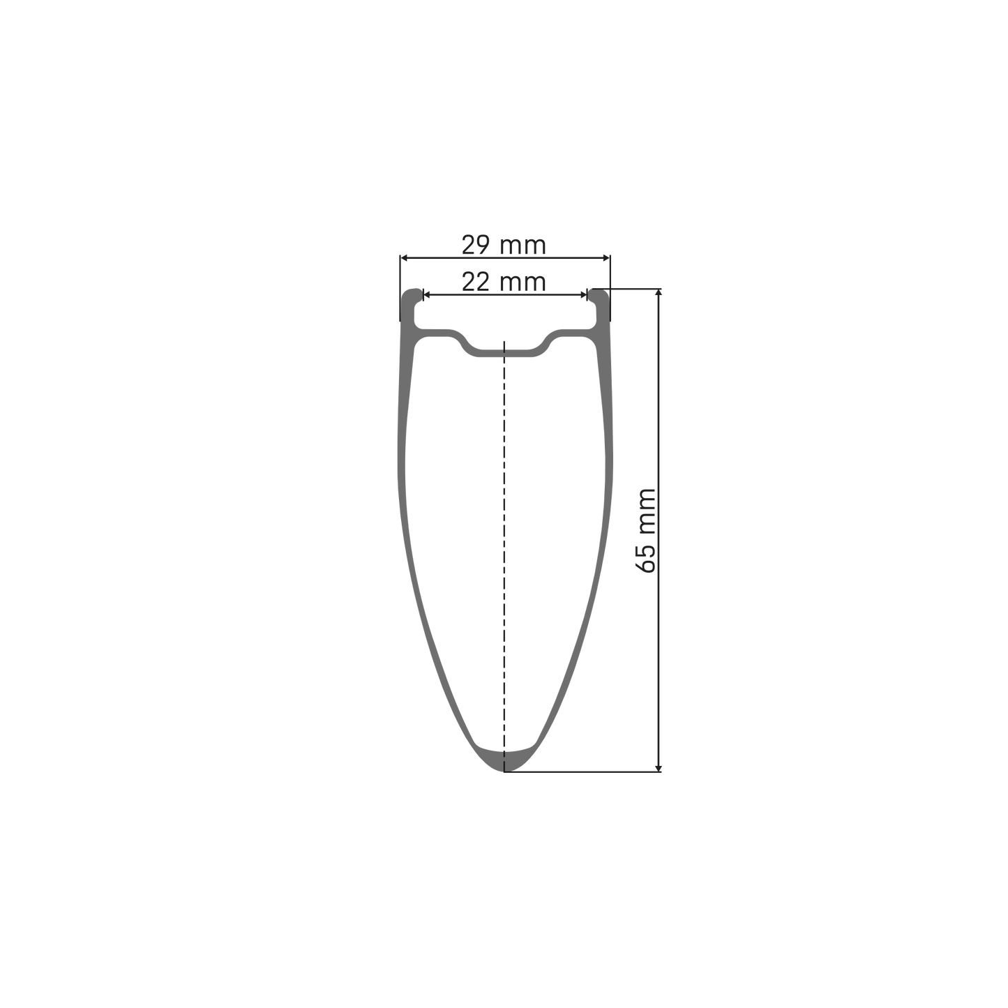 Paar DT SWISS ARC 1400 DICUT 65 Tubeless Ready wielen (Center Lock)