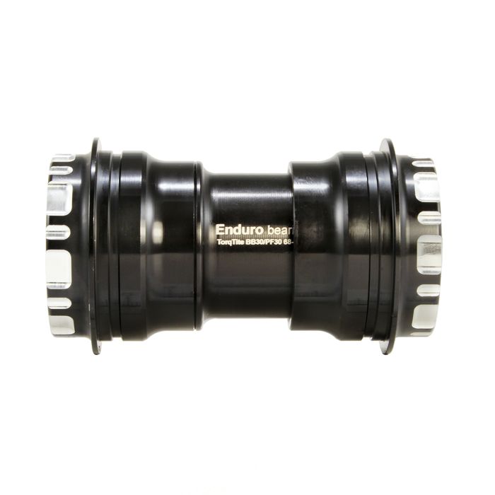 ENDURO LAGERS TorqTite PF30 trapas 24mm as Roestvrijstalen lagers Zwart