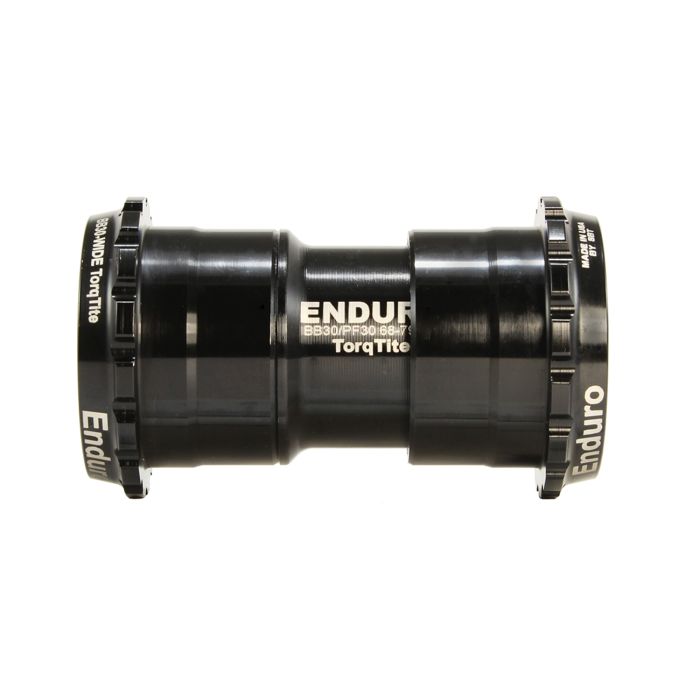 ENDURO LAGERS TorqTite PF30 trapas DUB as Roestvrijstalen lagers Zwart