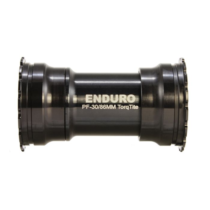ENDURO LAGERS TorqTite BB386 trapas DUB As Roestvrij Staal Zwart