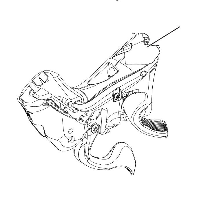 CAMPAGNOLO EKAR 13V Schijfrem Linker Schakelhuis