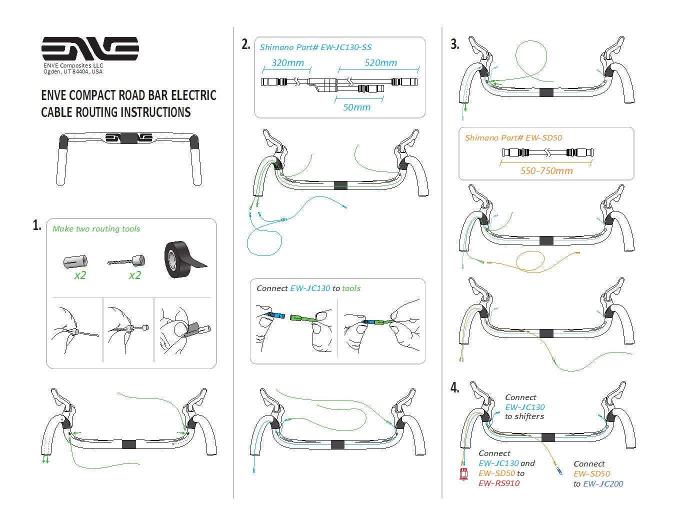 ENVE Compacte interne doorgangshanger