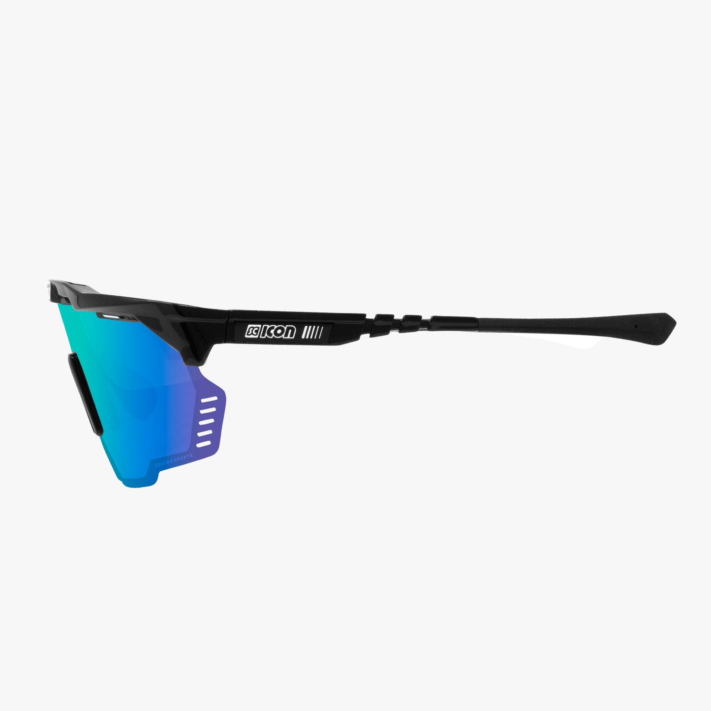 Zonnebril SCICON AEROSHADE KUNKEN Zwart Multimirror Blauw