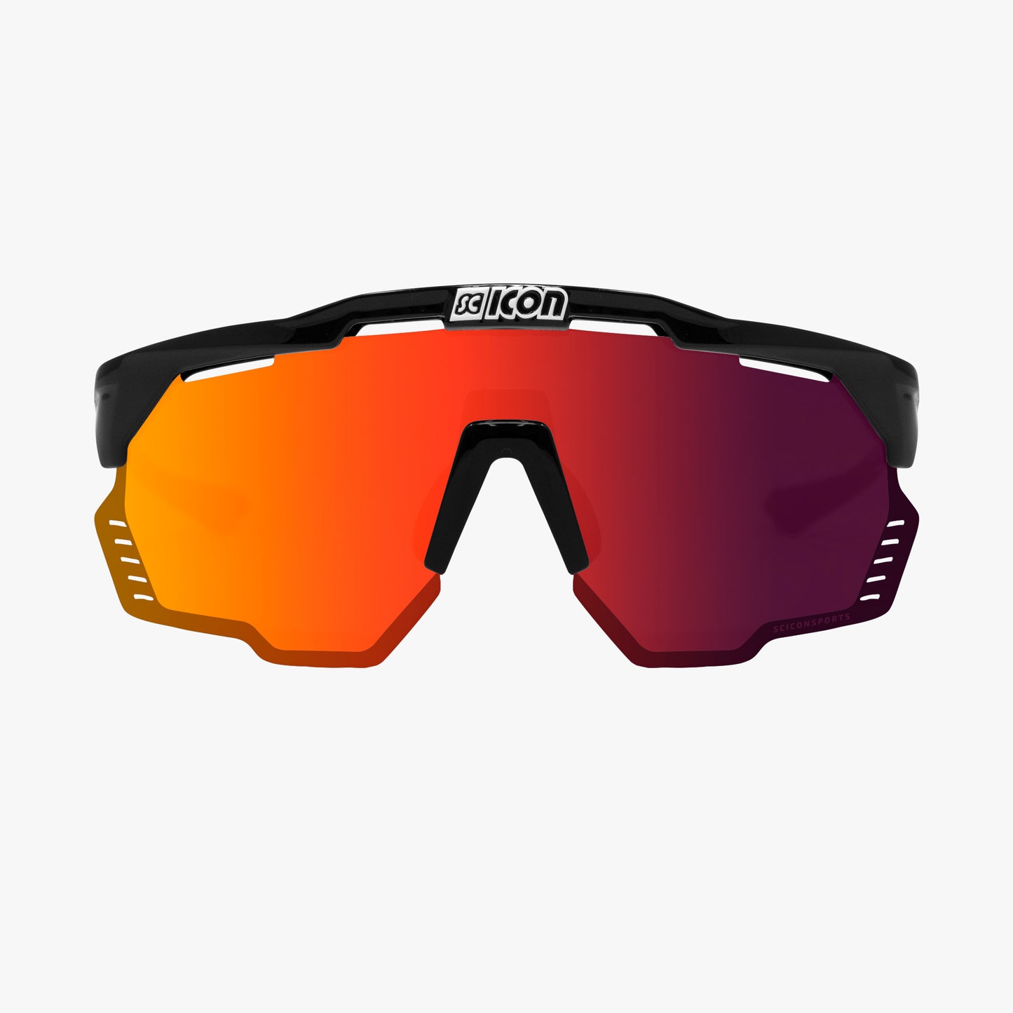Stofbril SCICON AEROSHADE KUNKEN Zwart Multimirror Rood