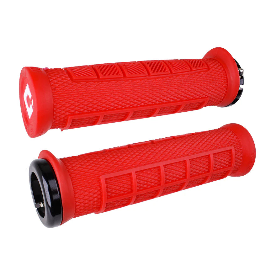 handvatten mountainbike ODI ELITE PRO V2.1 Lock-on handvatten 130 mm Rood – Probikeshop
