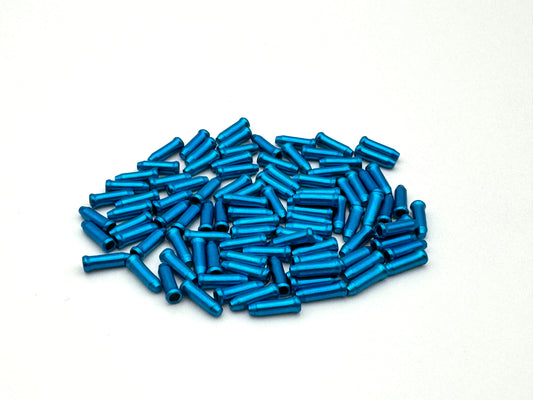 CLARKS Derailleurkabeleinden (x100) Blauw