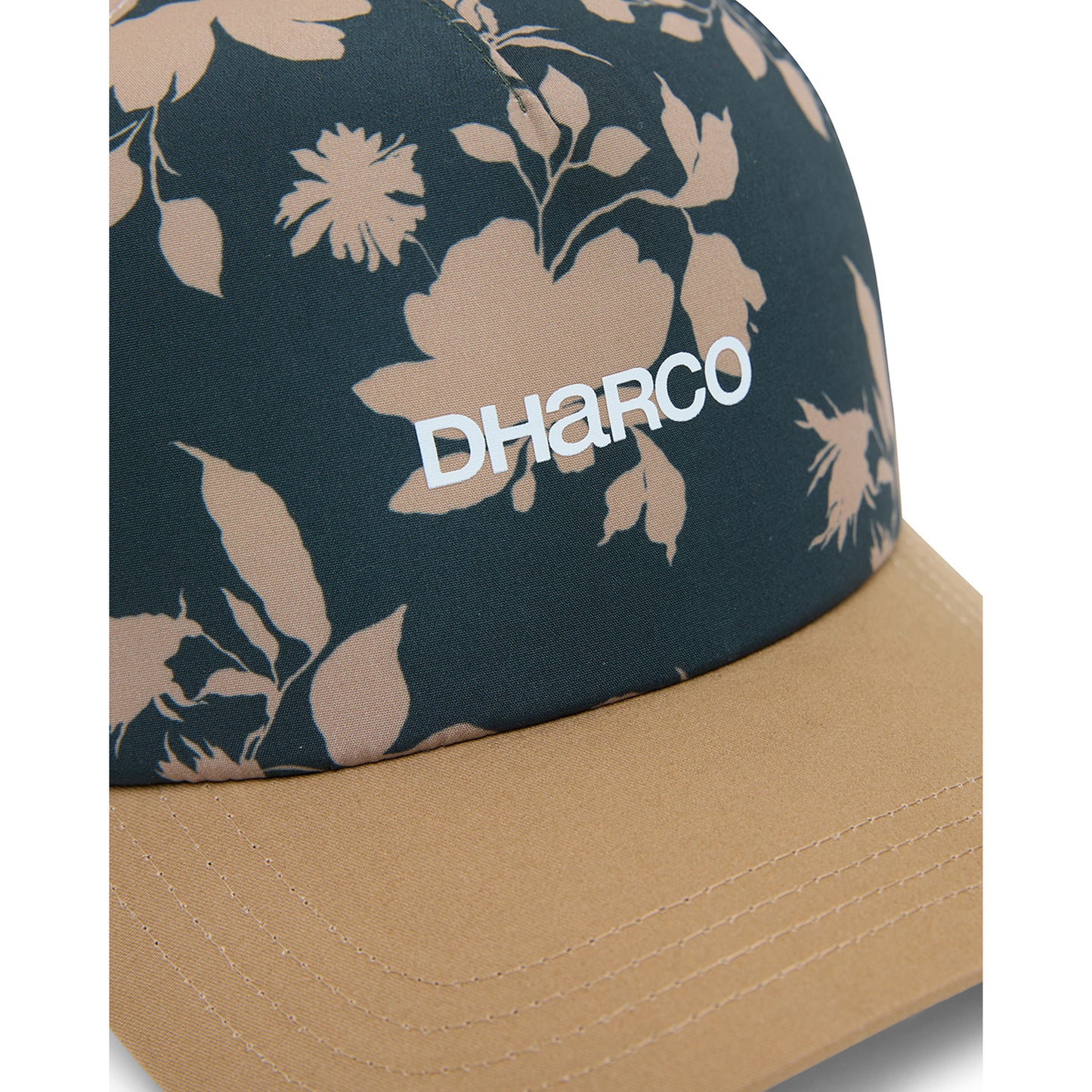 DHARCO CURVED PEAK TRUCKER pet Bruin/Wit