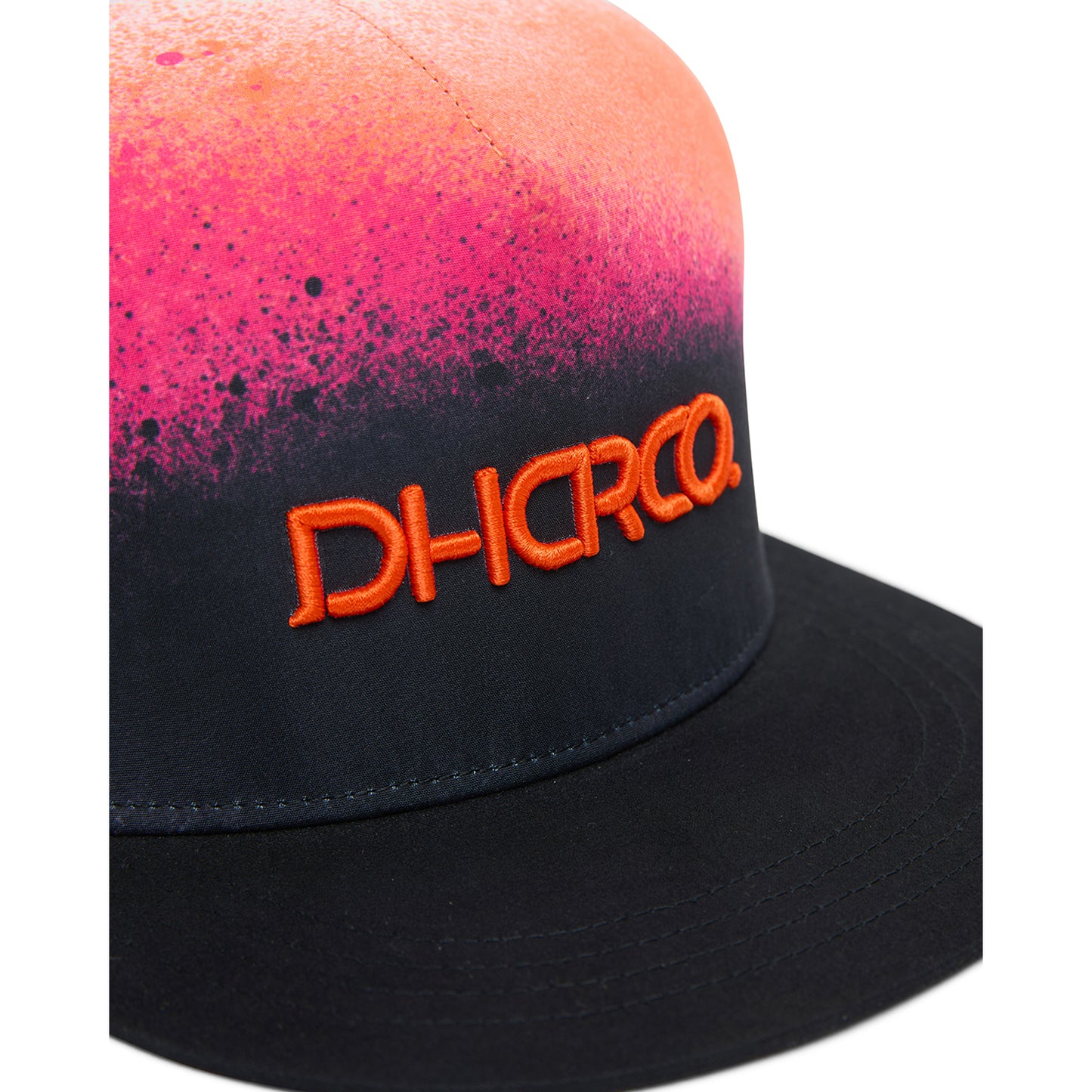 DHARCO FLAT BRIM TRUCKER BLACK SNAKE Cap Zwart/Paars