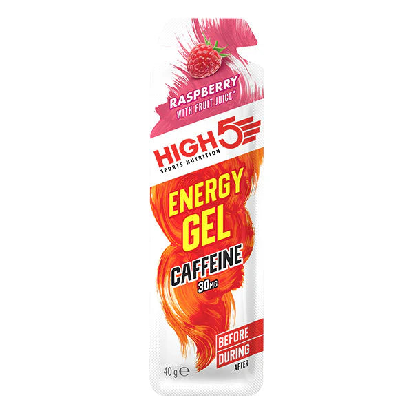 High5 ENERGY GEL Cafeïne (40g) Framboos
