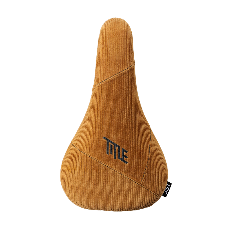 Zadel Title JS1 bruin Corduroy, bovenaanzicht