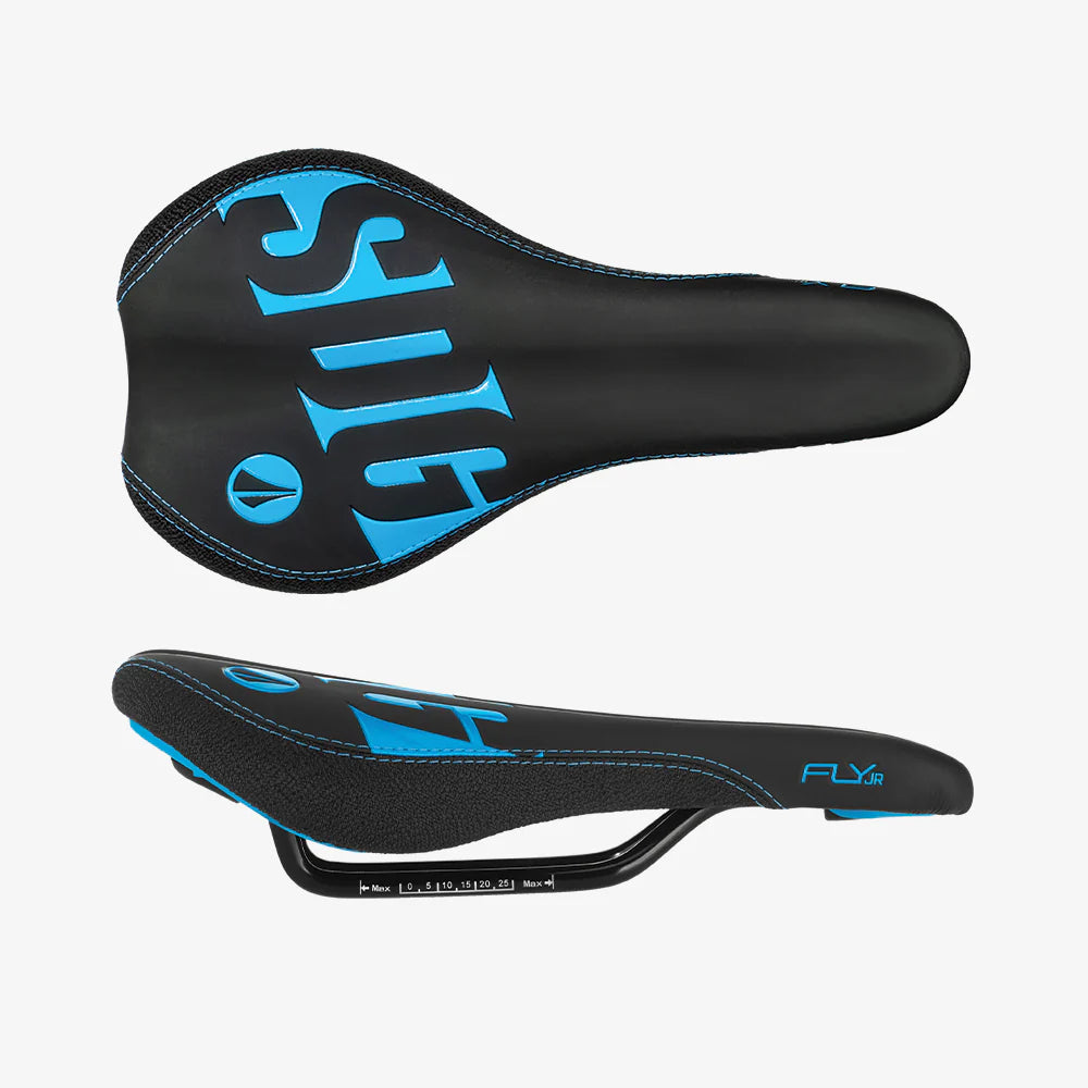 SDG FLY Junior Zadel Zwart/Blauw