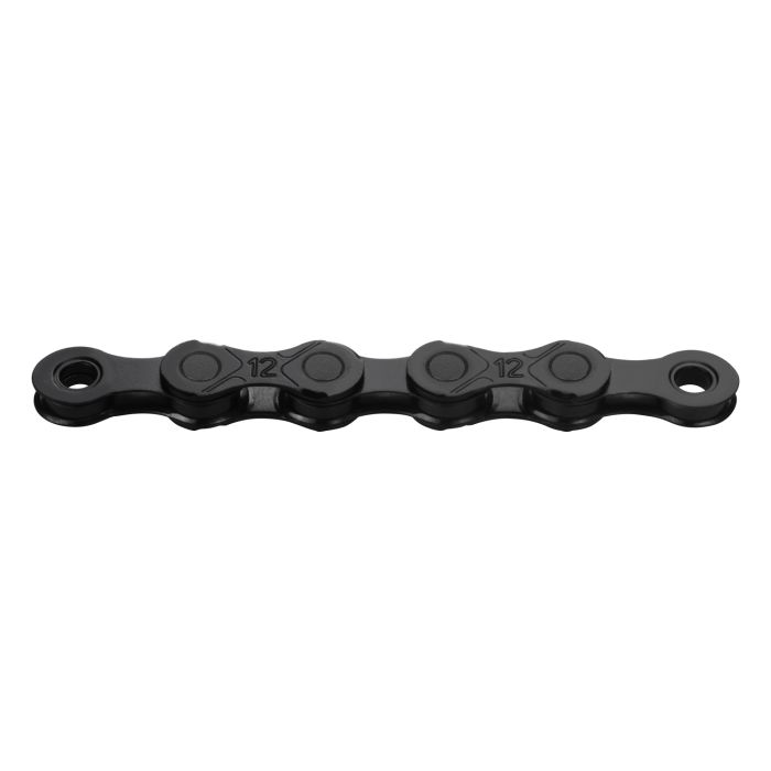 12V KMC DLC 12 Waxed Zwarte Ketting