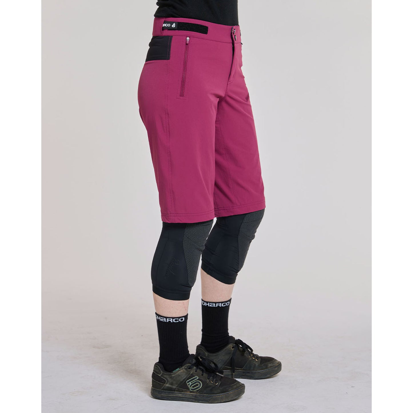 DHARCO GRAVITY Damesshort Sangria