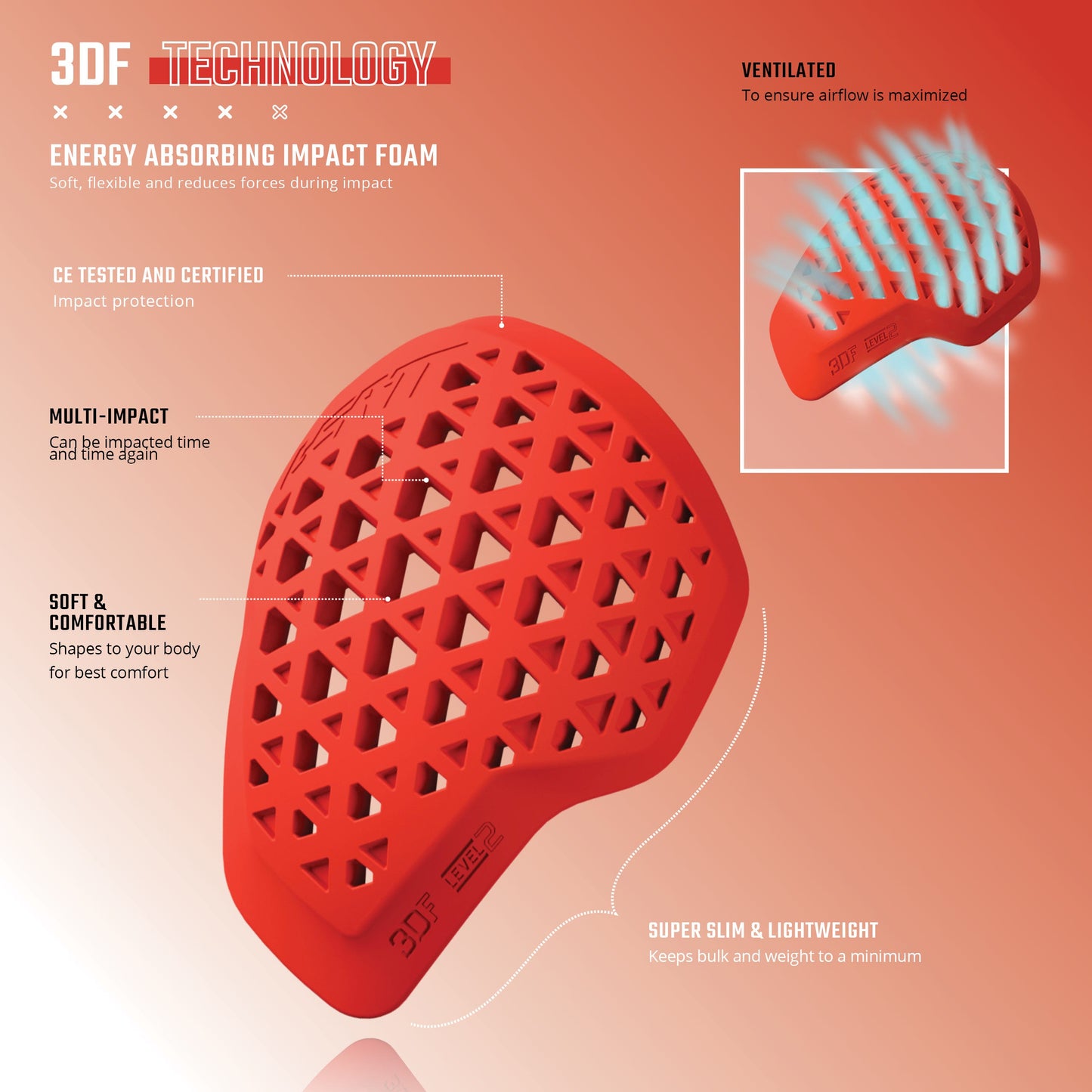 LEATT 3DF 6.0 Kniebeschermers Zwart