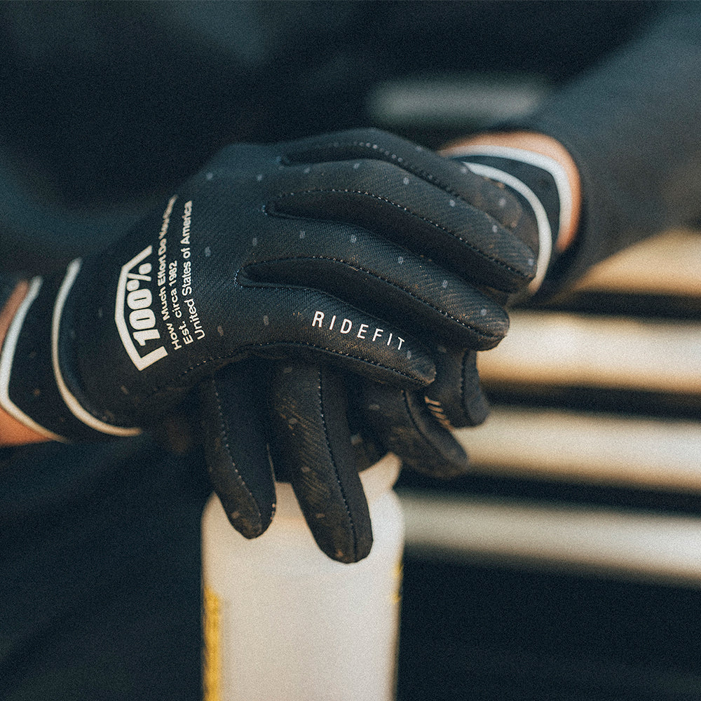 100% RIDEFIT Handschoenen Zwart
