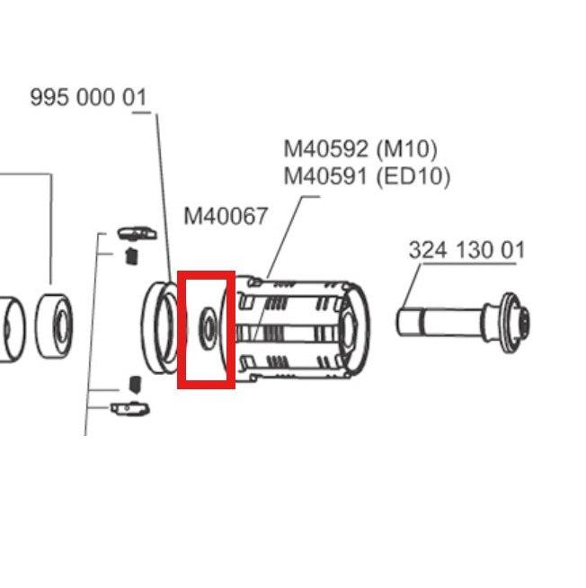 INTERNE SPACER MAVIC FREEWHEEL FTSL/FTSX
