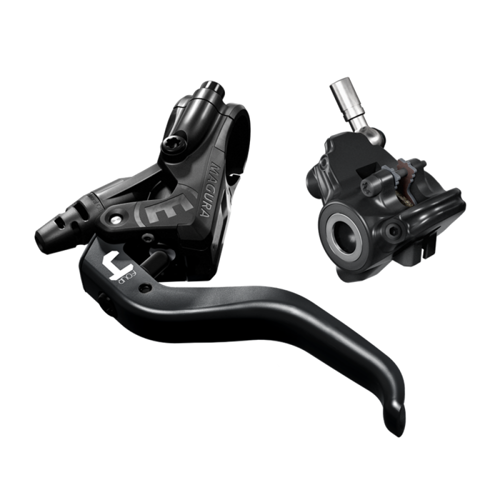 MAGURA MT4 FLATMOUNT Ontkoppelde rem voor of achter Zwart