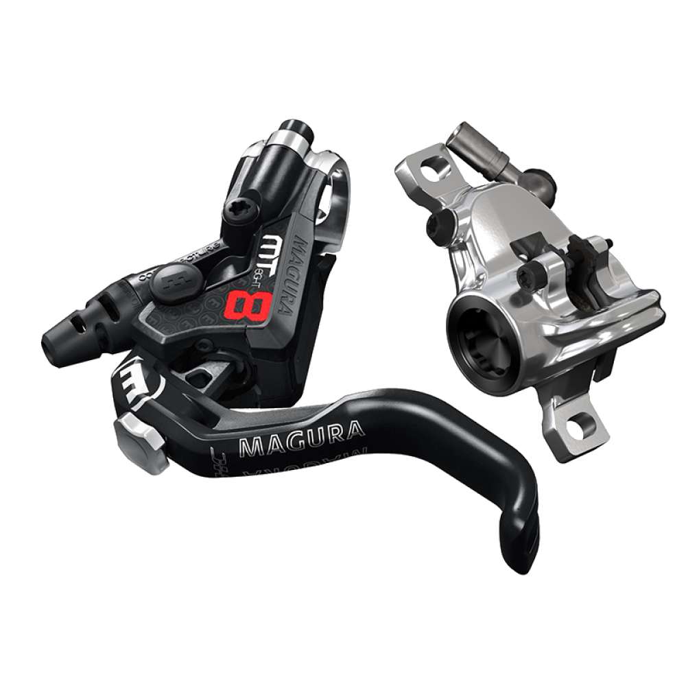 MAGURA MT8 PRO Schijfrem voor of achter Zwart Zilver