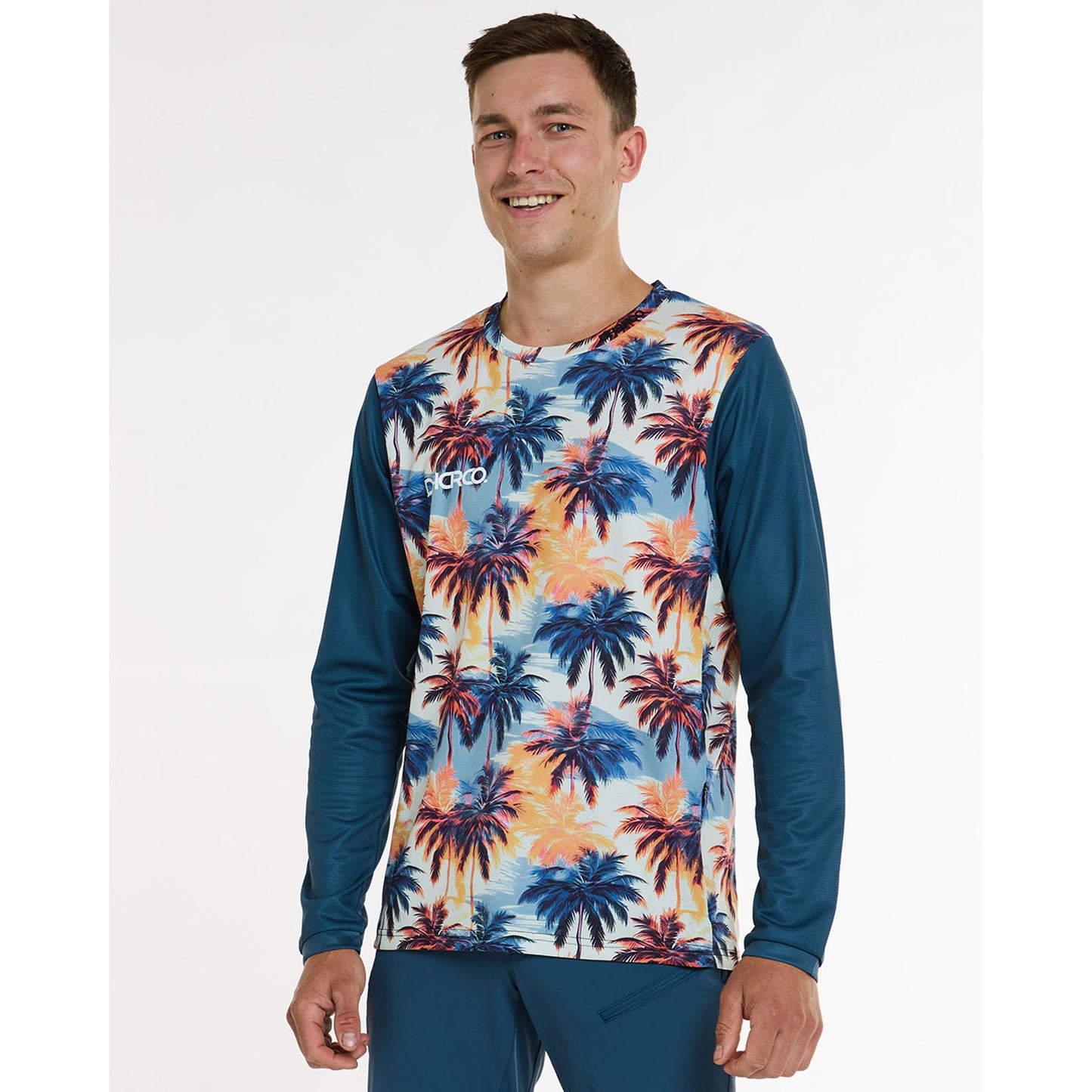 DHARCO GRAVITY VENICE BEACH Jersey Lange Mouw Blauw