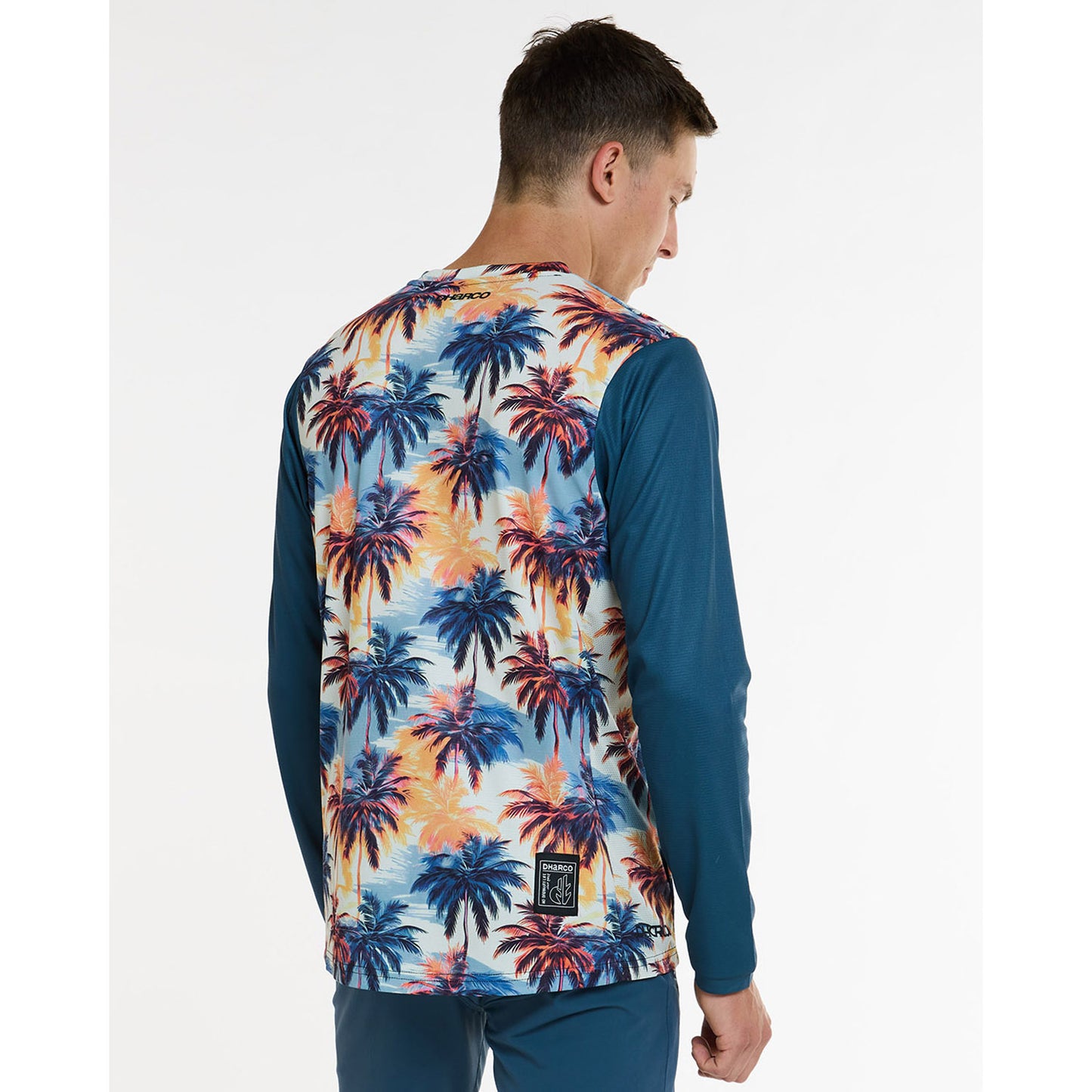 DHARCO GRAVITY VENICE BEACH Jersey Lange Mouw Blauw