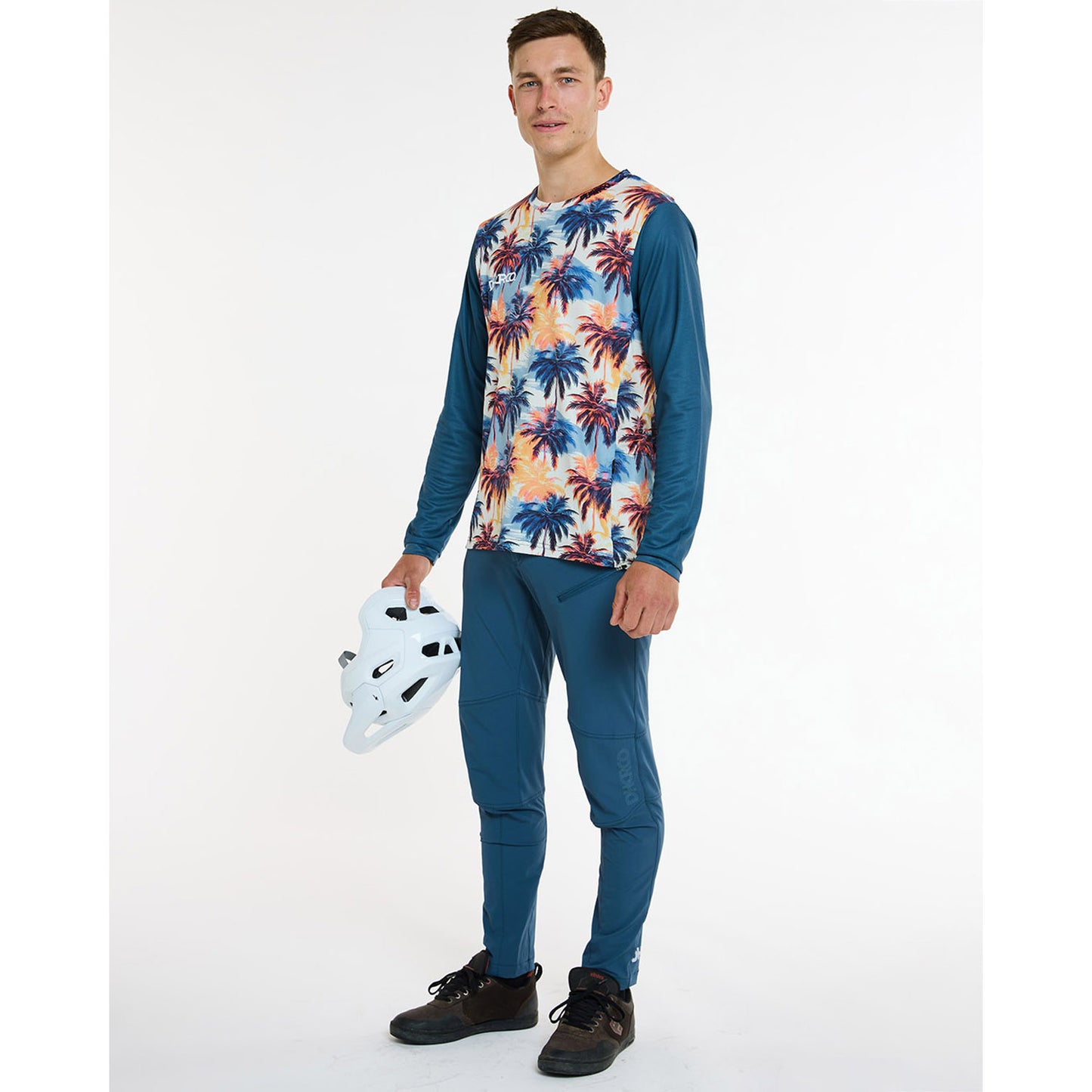 DHARCO GRAVITY VENICE BEACH Jersey Lange Mouw Blauw