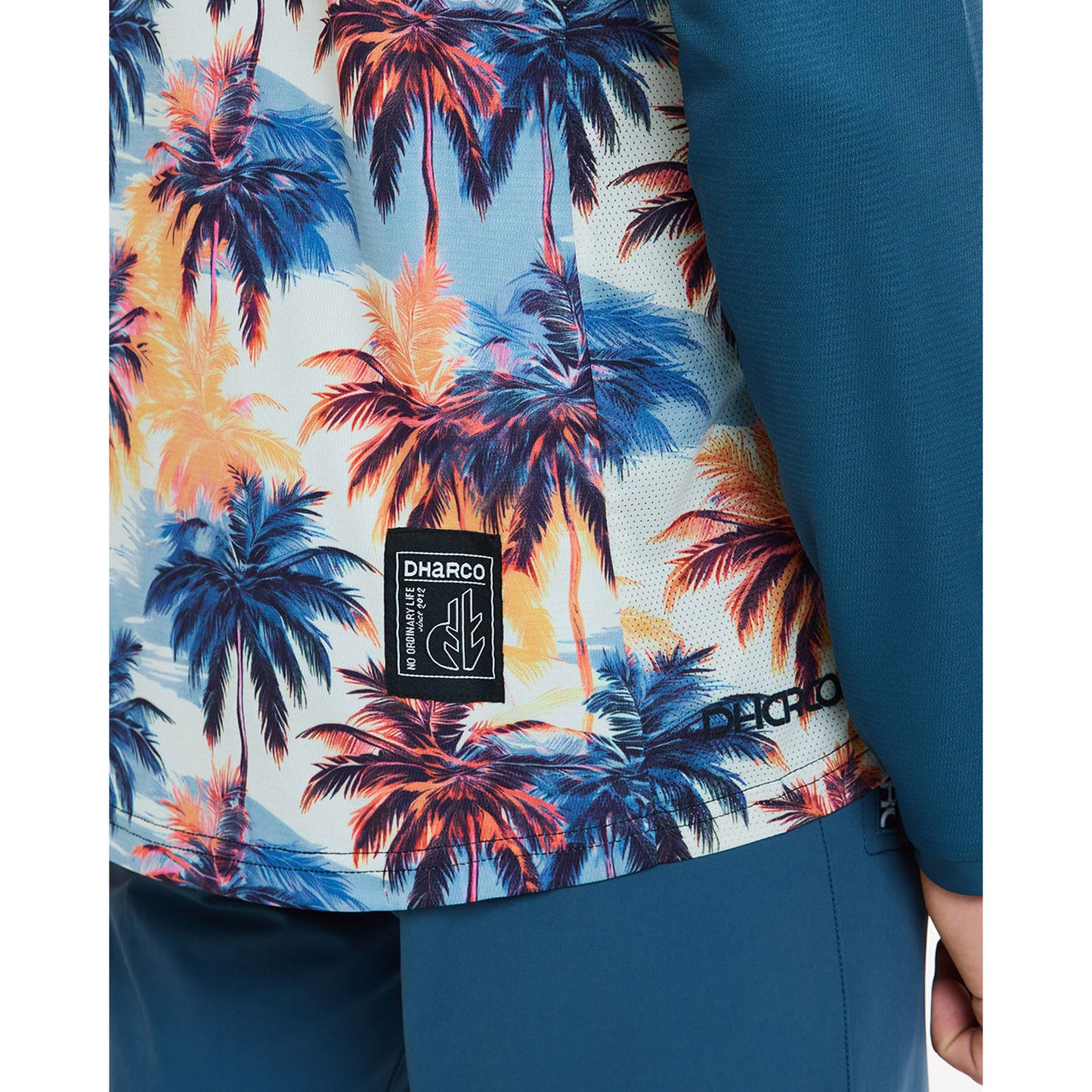 DHARCO GRAVITY VENICE BEACH Jersey Lange Mouw Blauw