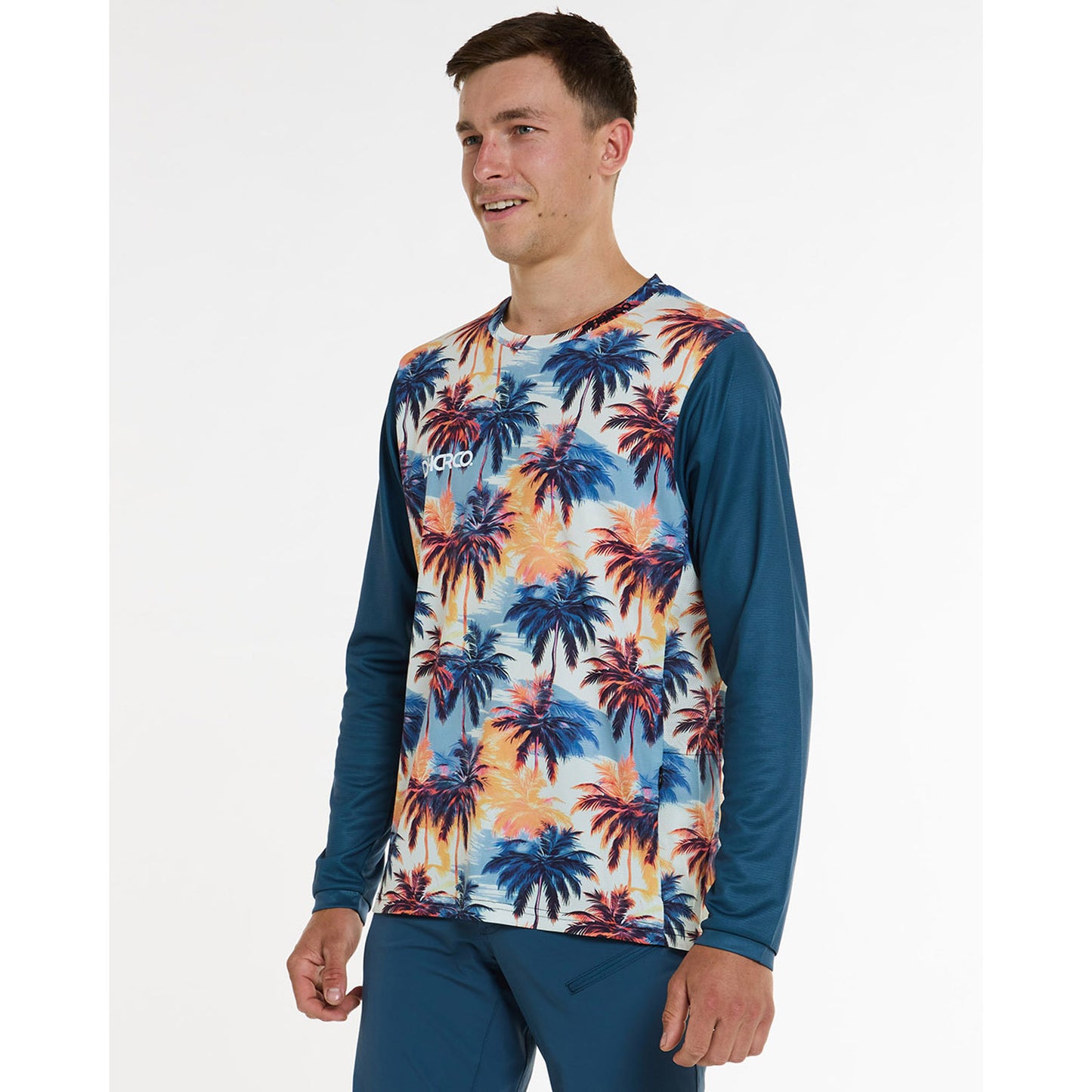 DHARCO GRAVITY VENICE BEACH Jersey Lange Mouw Blauw