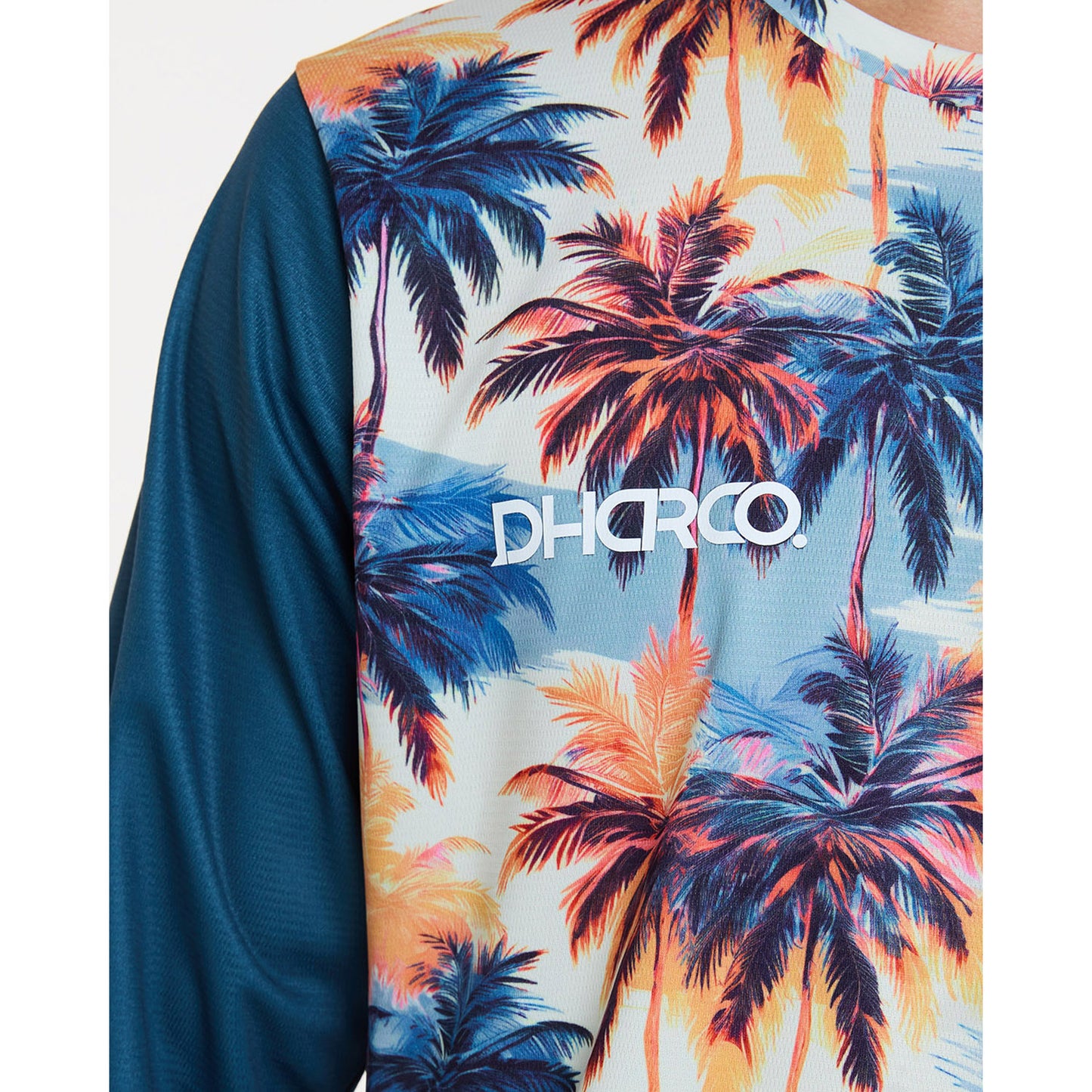 DHARCO GRAVITY VENICE BEACH Jersey Lange Mouw Blauw