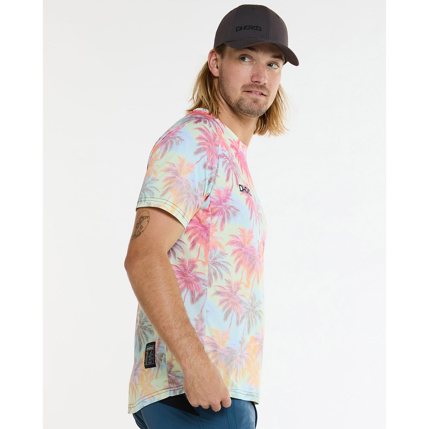 DHARCO HIGHBALL Korte Mouw Trui Roze/Blauw