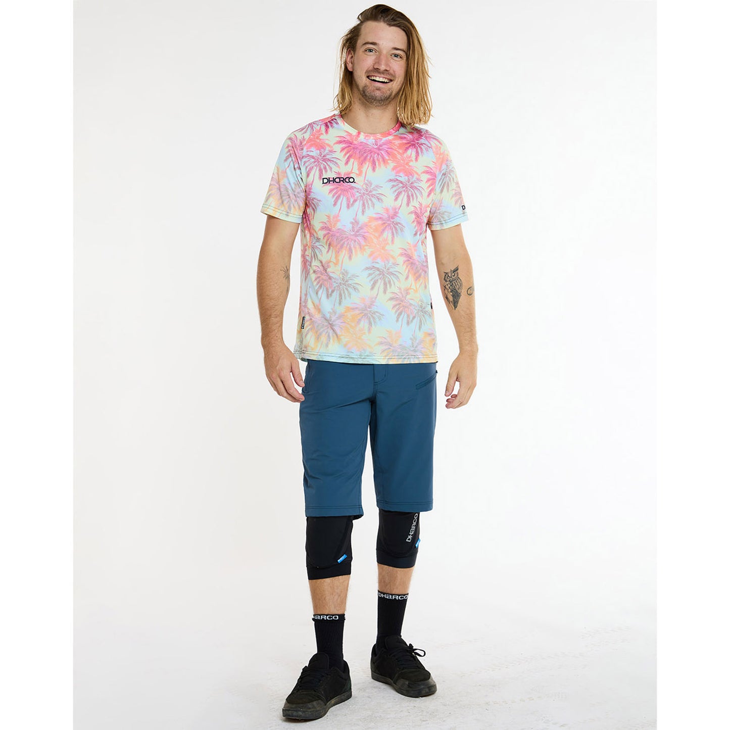 DHARCO HIGHBALL Korte Mouw Trui Roze/Blauw