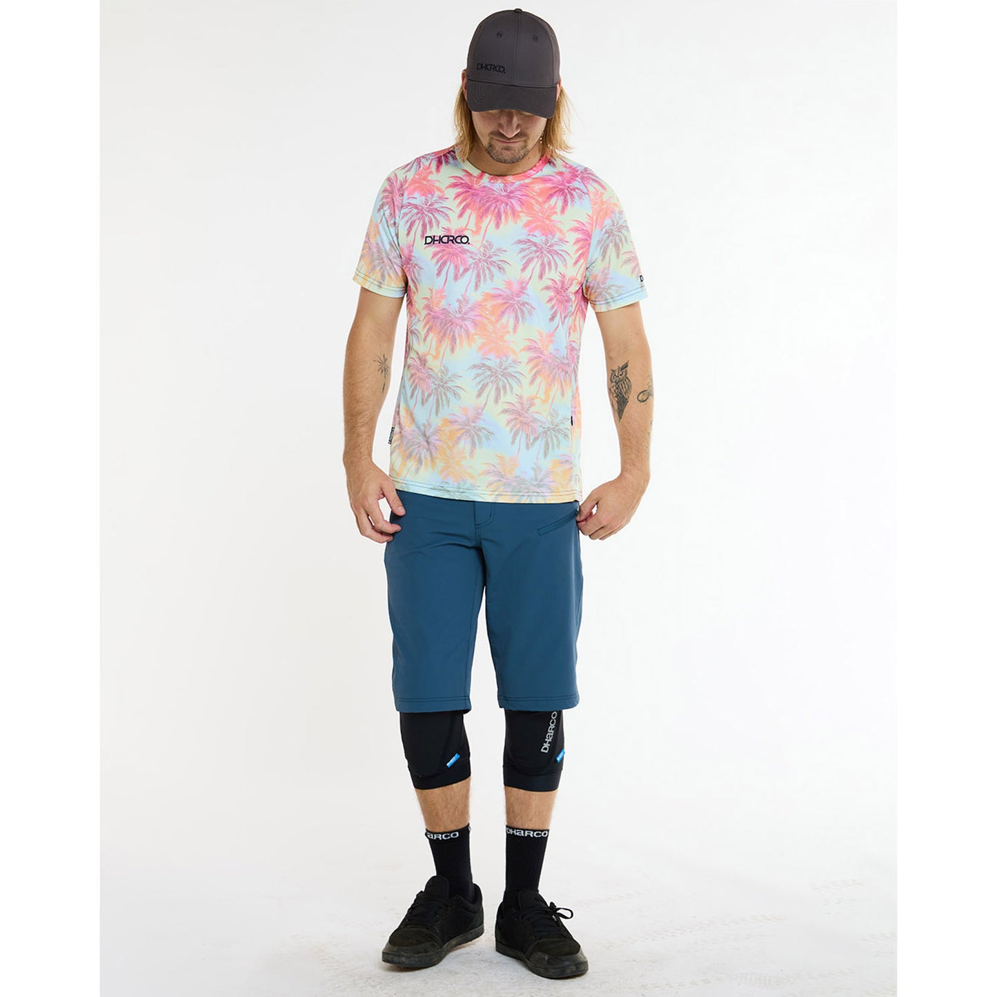 DHARCO HIGHBALL Korte Mouw Trui Roze/Blauw